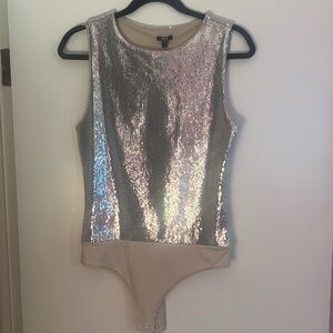 Sequin bodysuit - Express